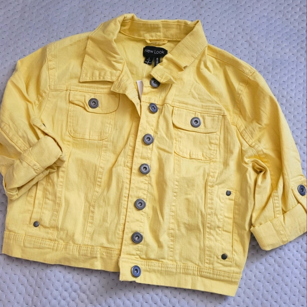 New Look Light Yellow Jean Jacket